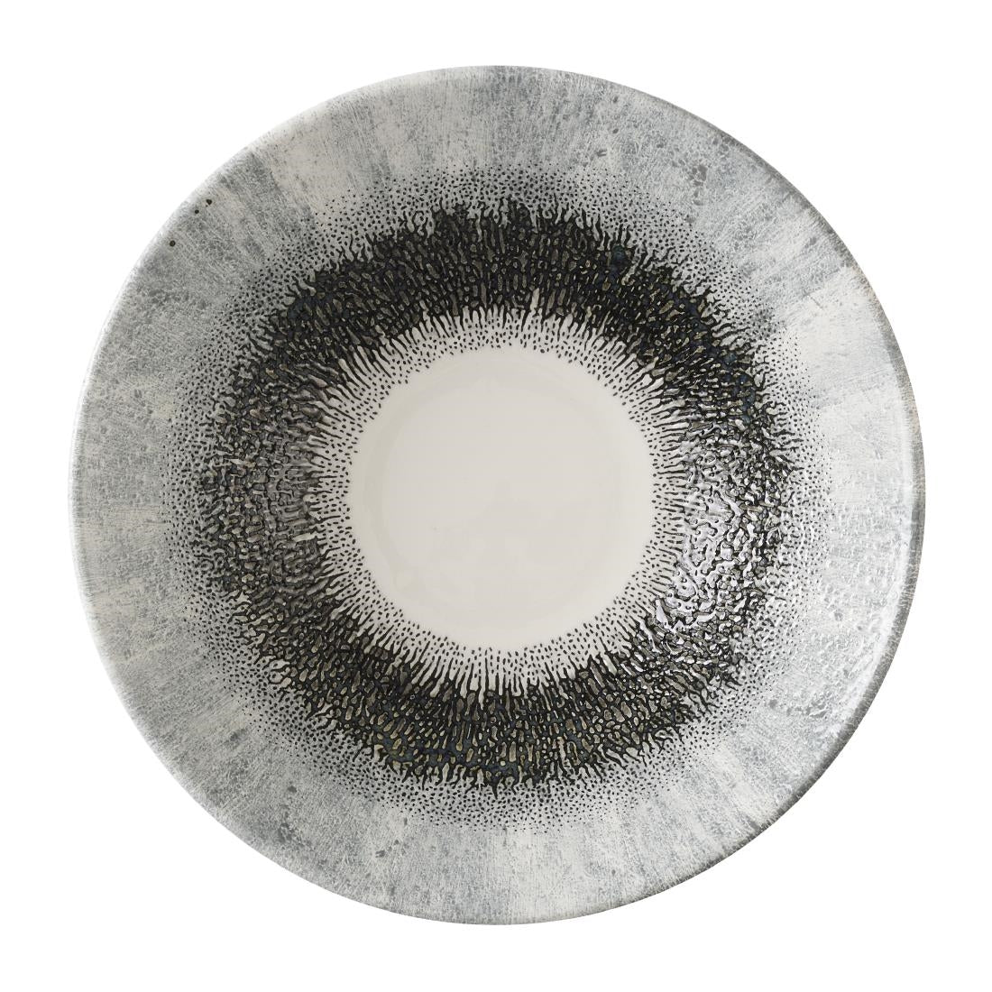 HX134 Churchill Studio Prints Fusion Black Deep Coupe Bowls 203mm (Pack of 6)