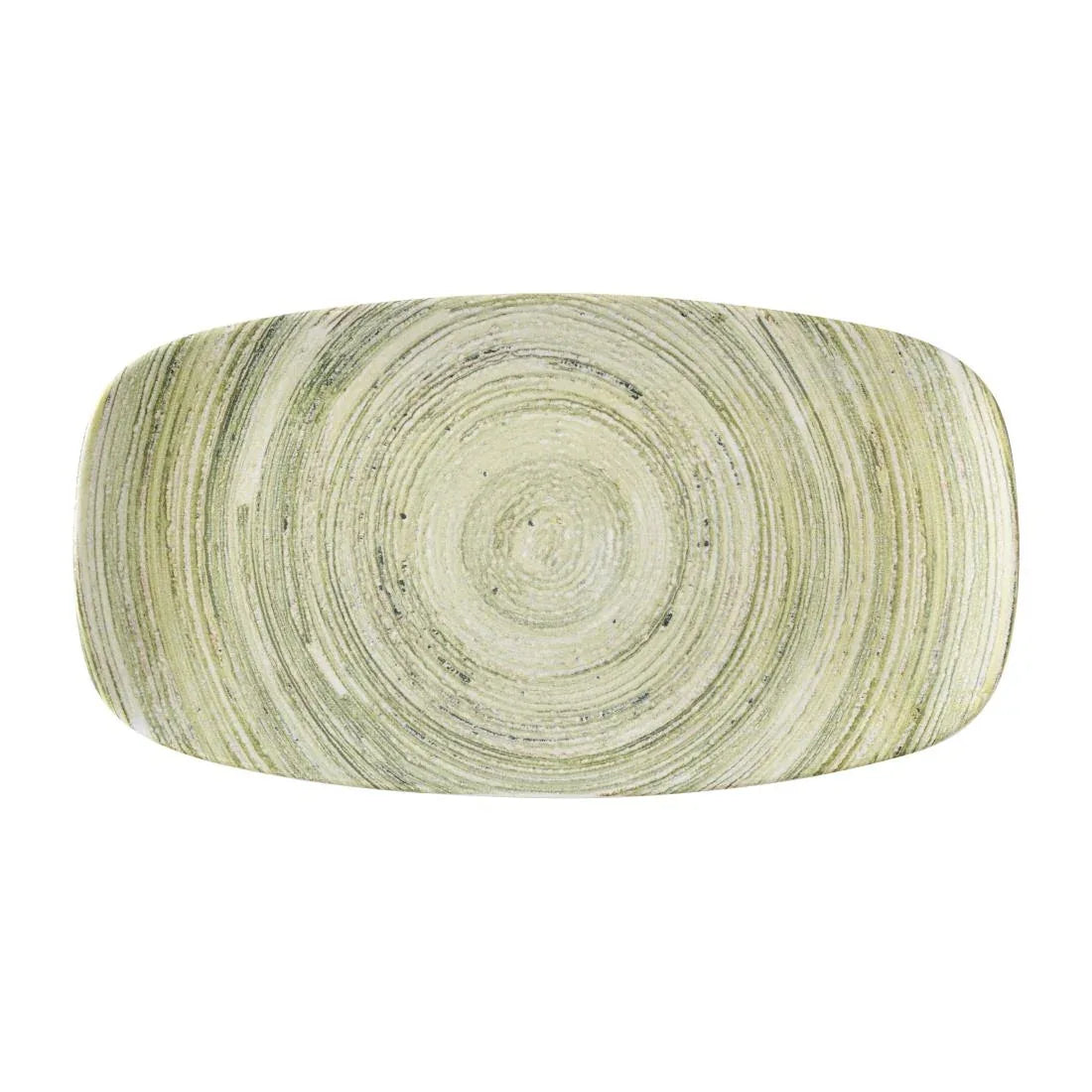 HX146 Churchill Elements Fern Chefs Oblong Plates 330 x 178mm(Pack of 6)