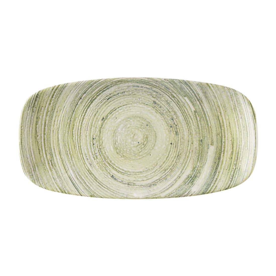 HX147 Churchill Elements Fern Chefs Oblong Plates 280 x 152mm (Pack of 12)