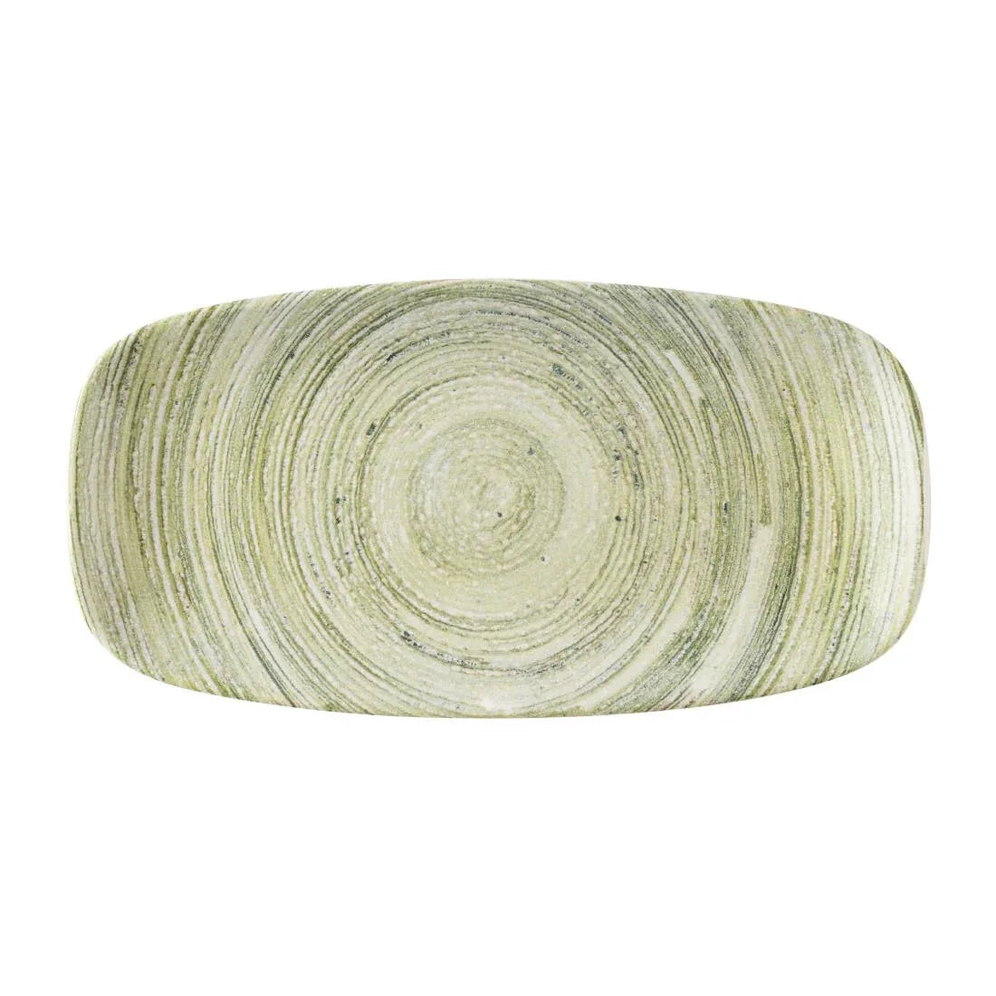 HX147 Churchill Elements Fern Chefs Oblong Plates 280 x 152mm (Pack of 12)