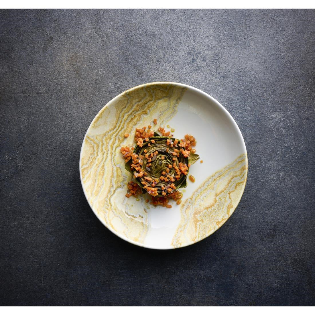 HX166 Churchill Tide Gold Evolve Coupe Bowls 247mm (Pack of 12)