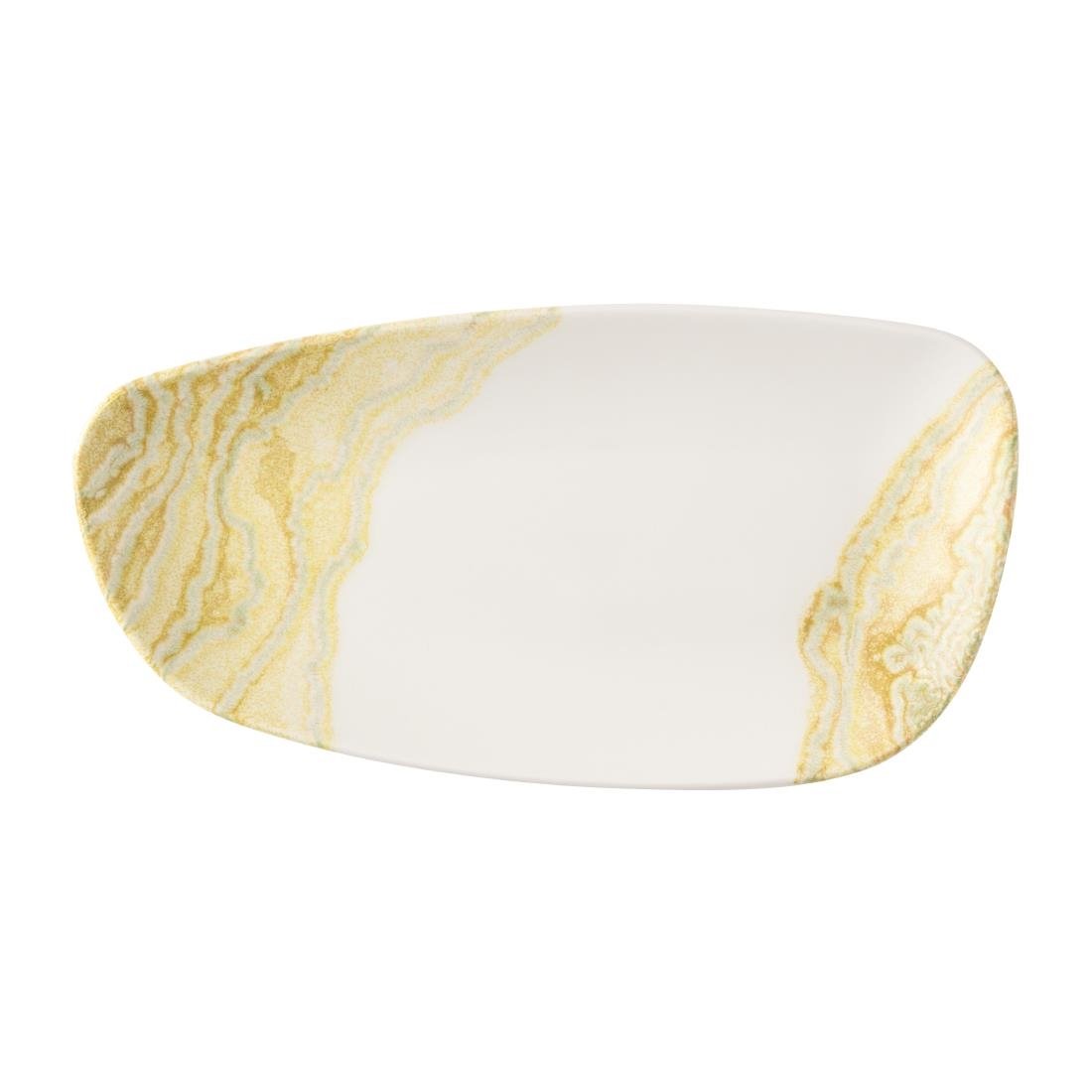 HX173 Churchill Tide Gold Chefs Geo Plates 330 x 178mm (Pack of 6)