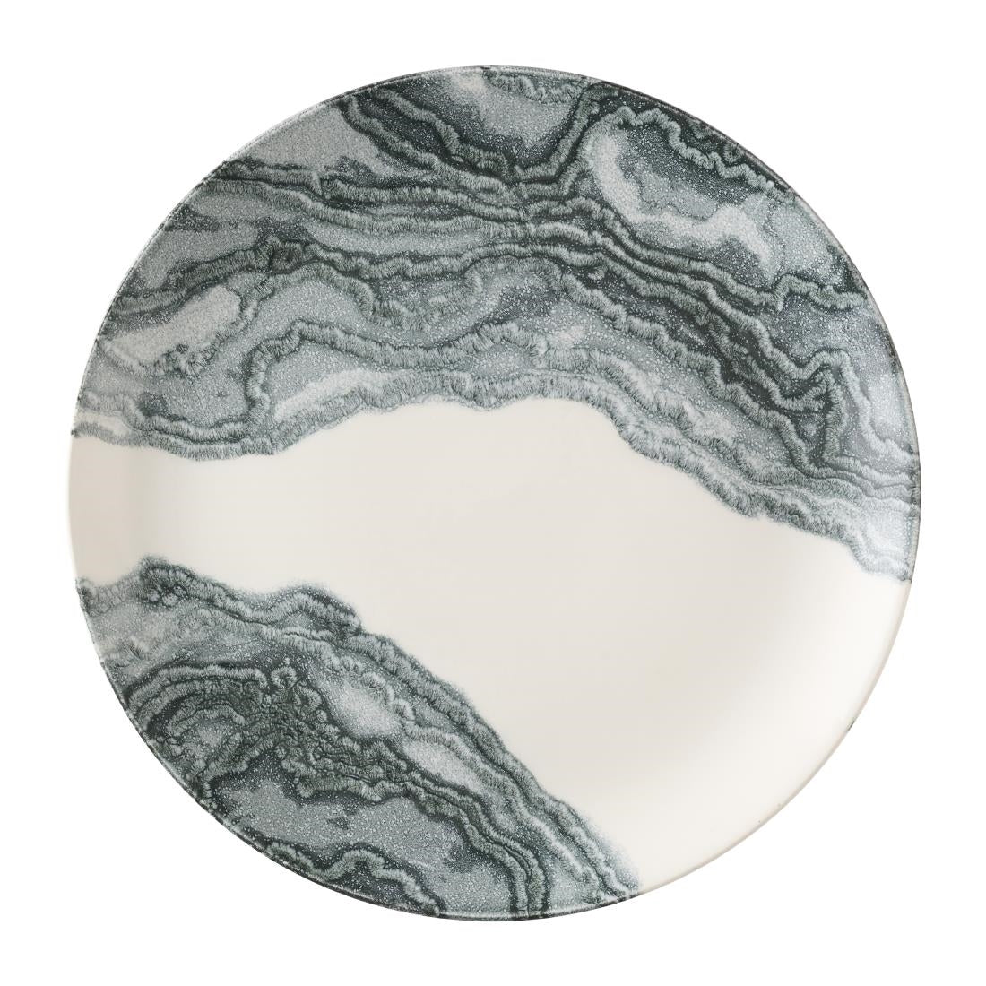 HX178 Churchill Tide Black Evolve Coupe Plates 285mm (Pack of 12)