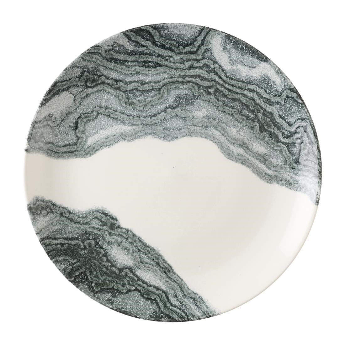 HX179 Churchill Tide Black Evolve Coupe Plates 260mm (Pack of 12)