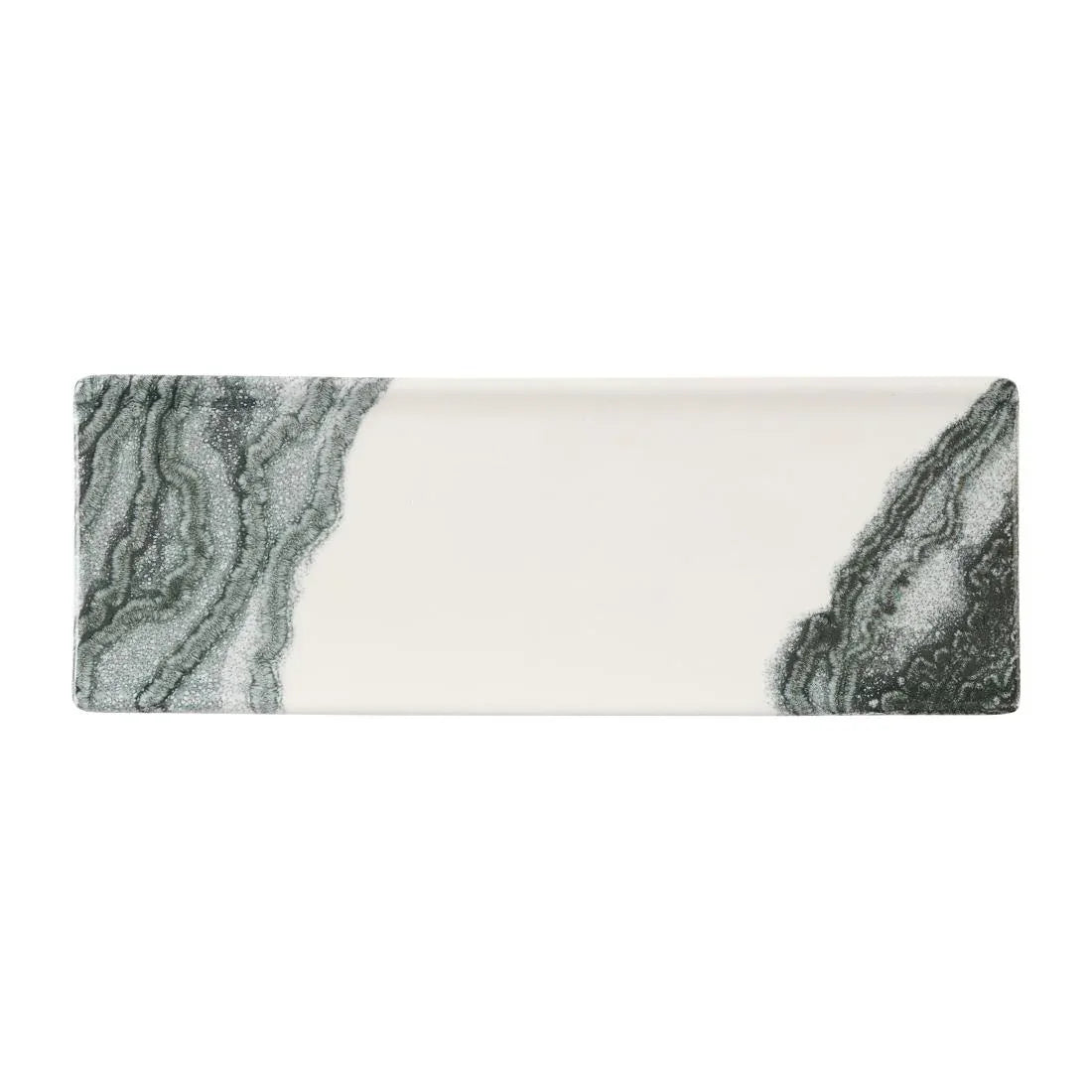 HX193 Churchill Tide Black Oblong Plates 250 x 90mm (Pack of 6)
