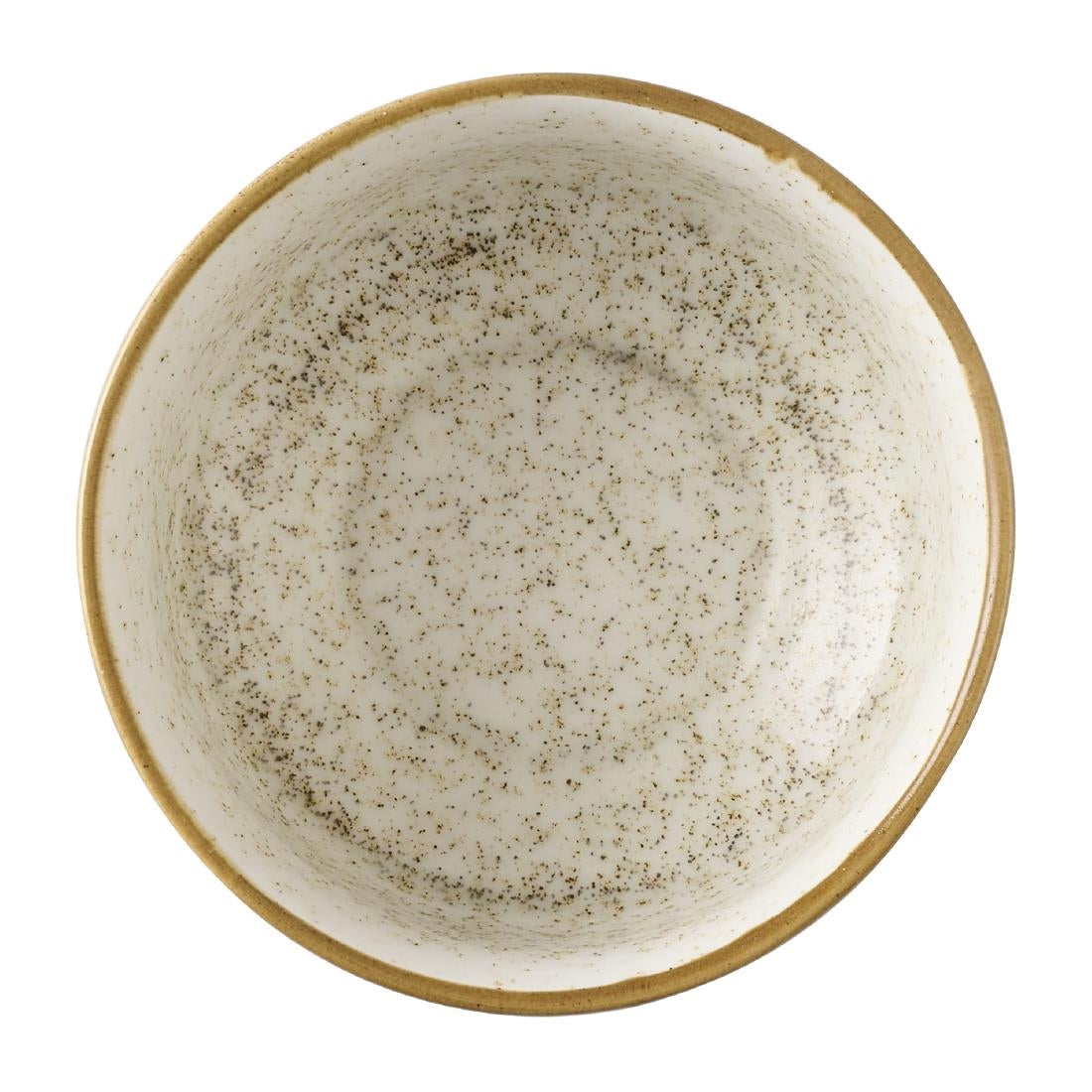 HX194 Churchill Nourish Cinnamon Brown Barley White Kochi Soup Bowls 465ml (Pack of 12)