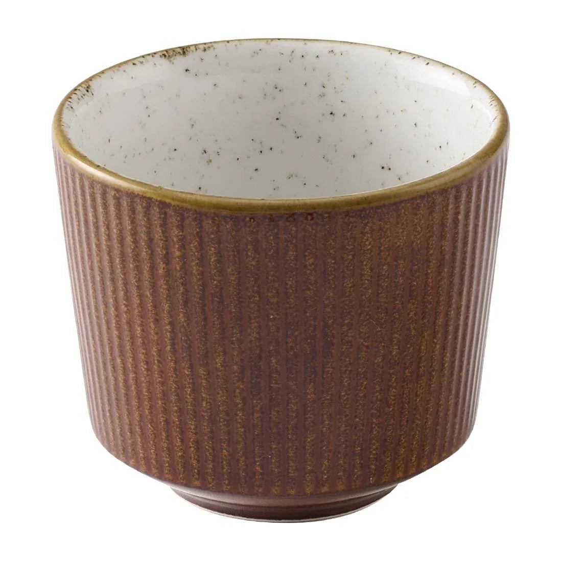 HX195 Churchill Nourish Cinnamon Brown Barley White Kochi Chip Mugs 325ml (Pack of 12)