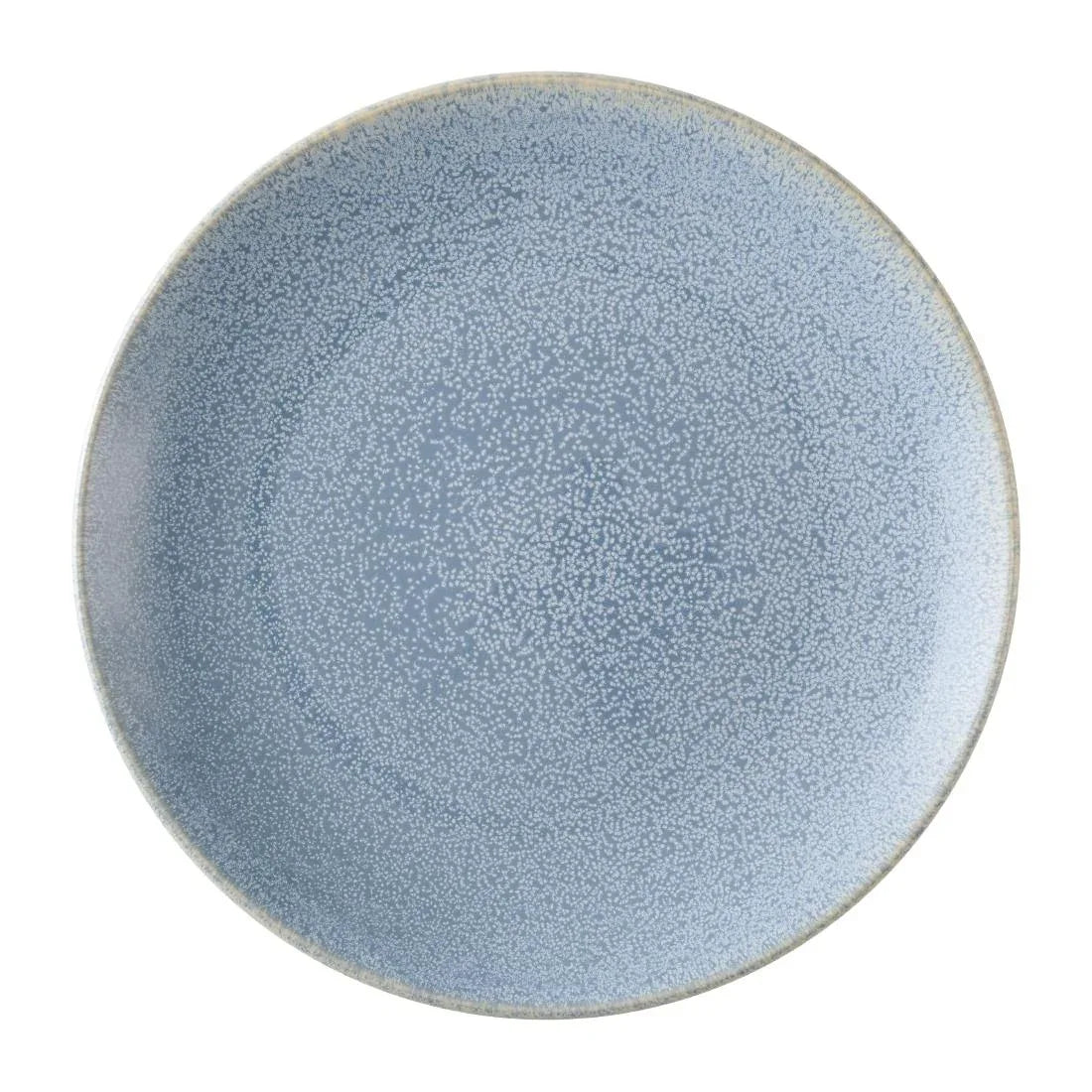 HX209 Dudson Evo Azure Coupe Plates Blue 255mm (Pack of 6)