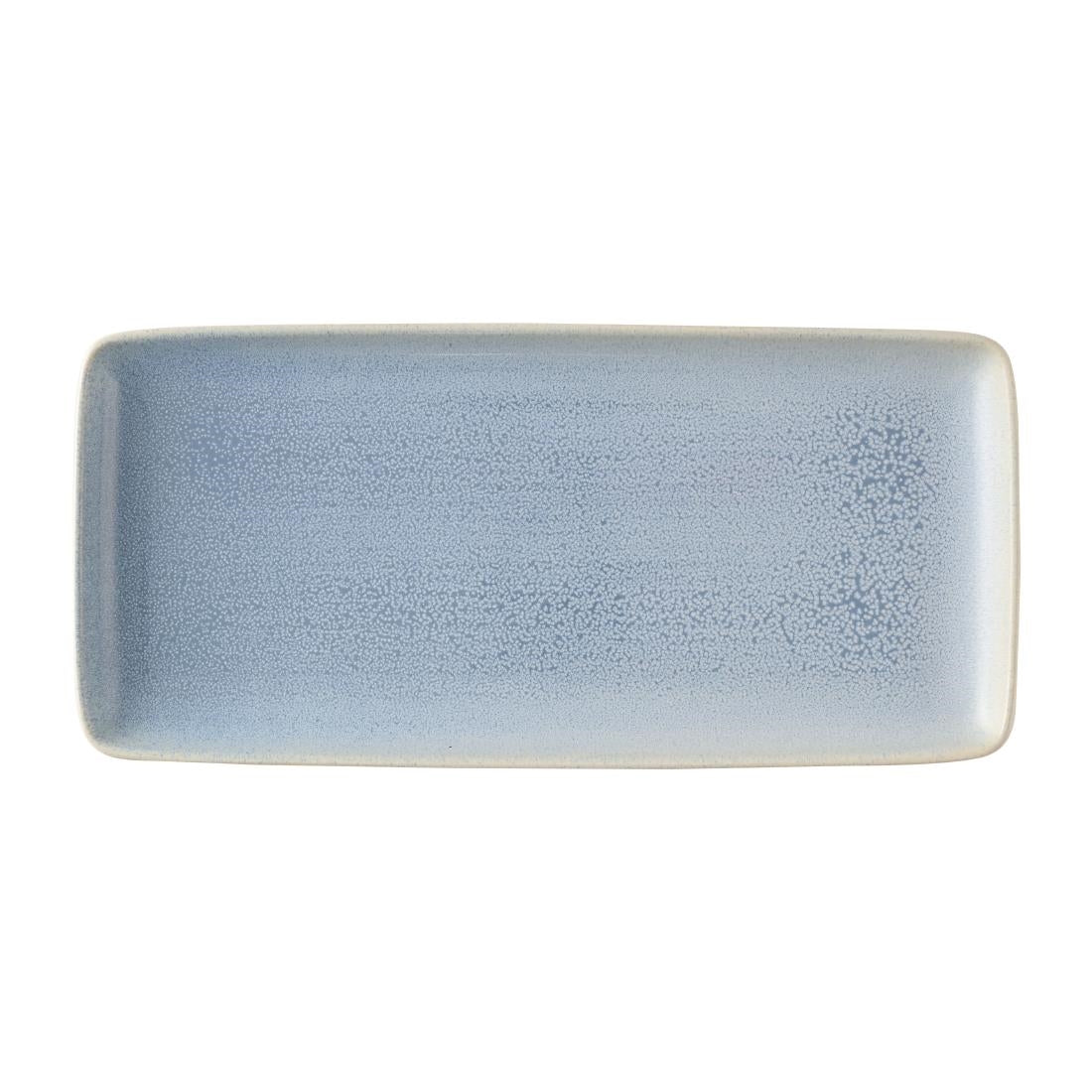 HX217 Dudson Evo Azure Rectangular Platters Blue 355x152mm (Pack of 4)