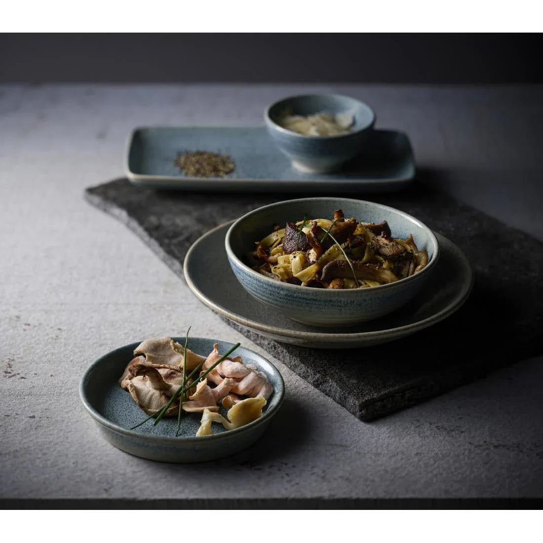 HX215 Dudson Evo Azure Rice Bowls Blue 180mm (Pack of 6)