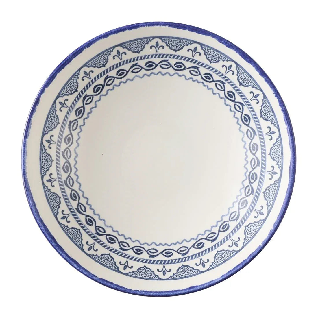 HX226 Dudson Harvest Moresque Coupe Bowls Blue 185mm (Pack of 12)