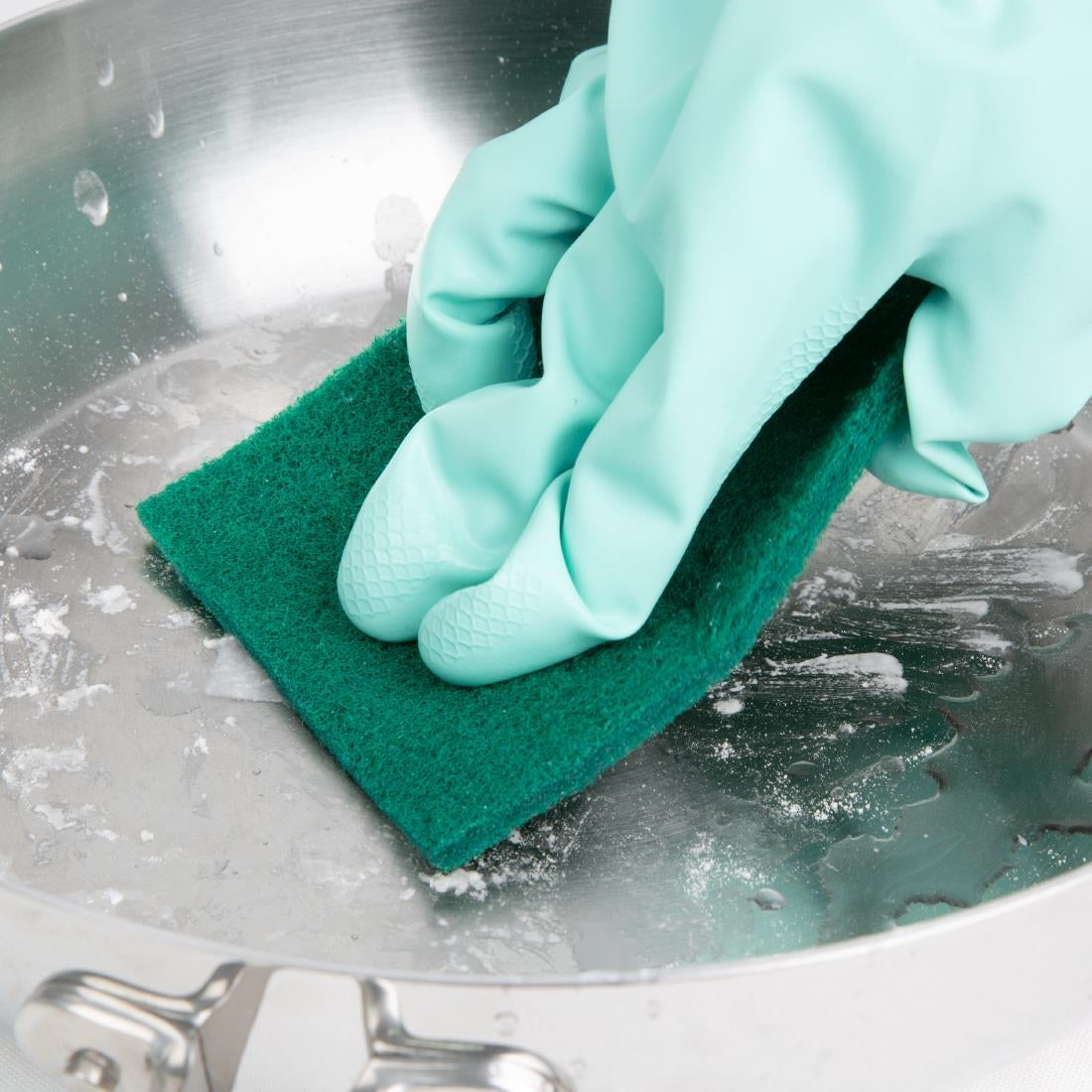 HX234 Jantex Small Scouring Pads - Green (Pack of 10)