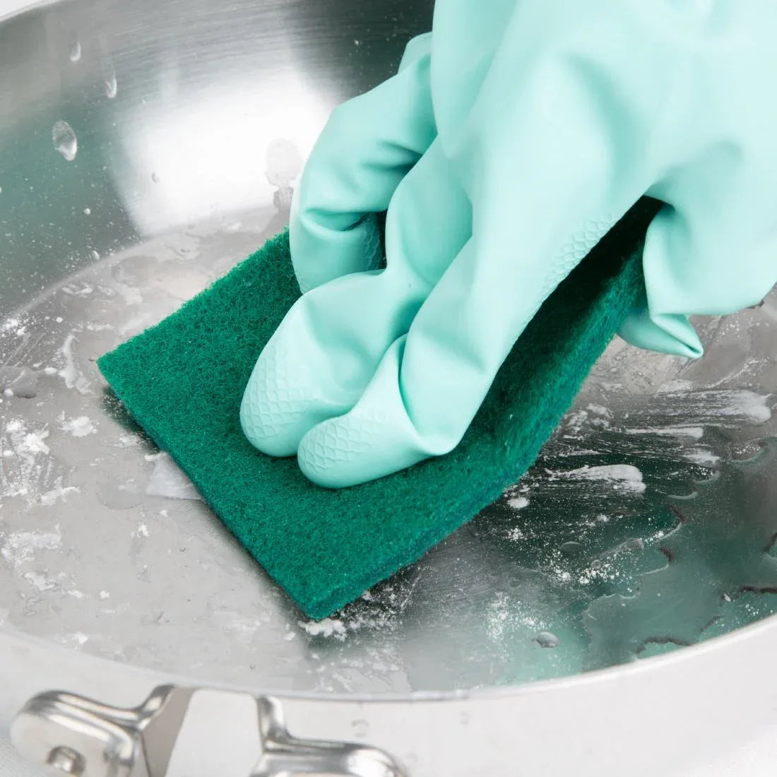 HX234 Jantex Small Scouring Pads - Green (Pack of 10)