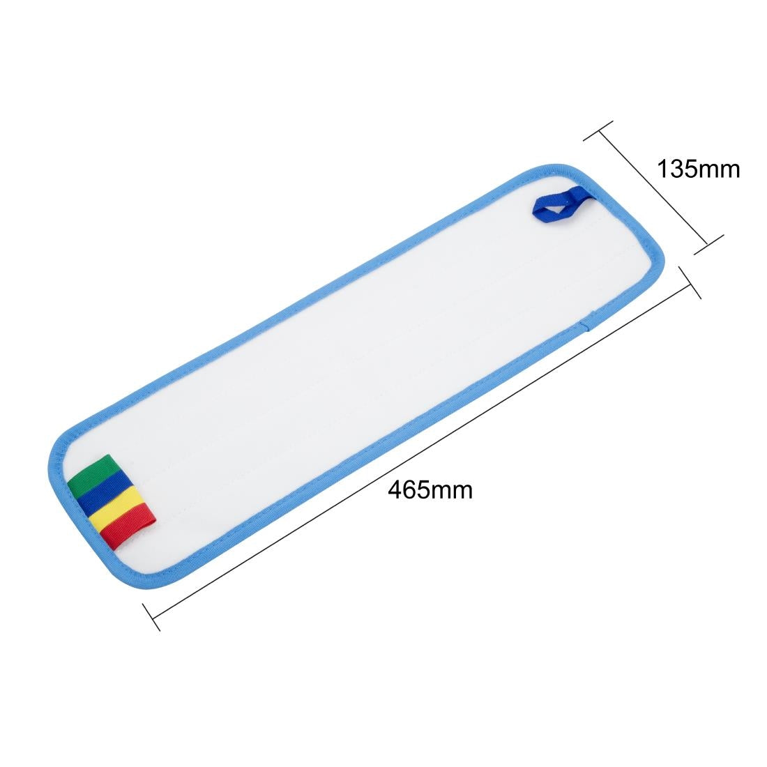 HX236 - Jantex 400mm Flat Mop Head Micro Fibre Pad