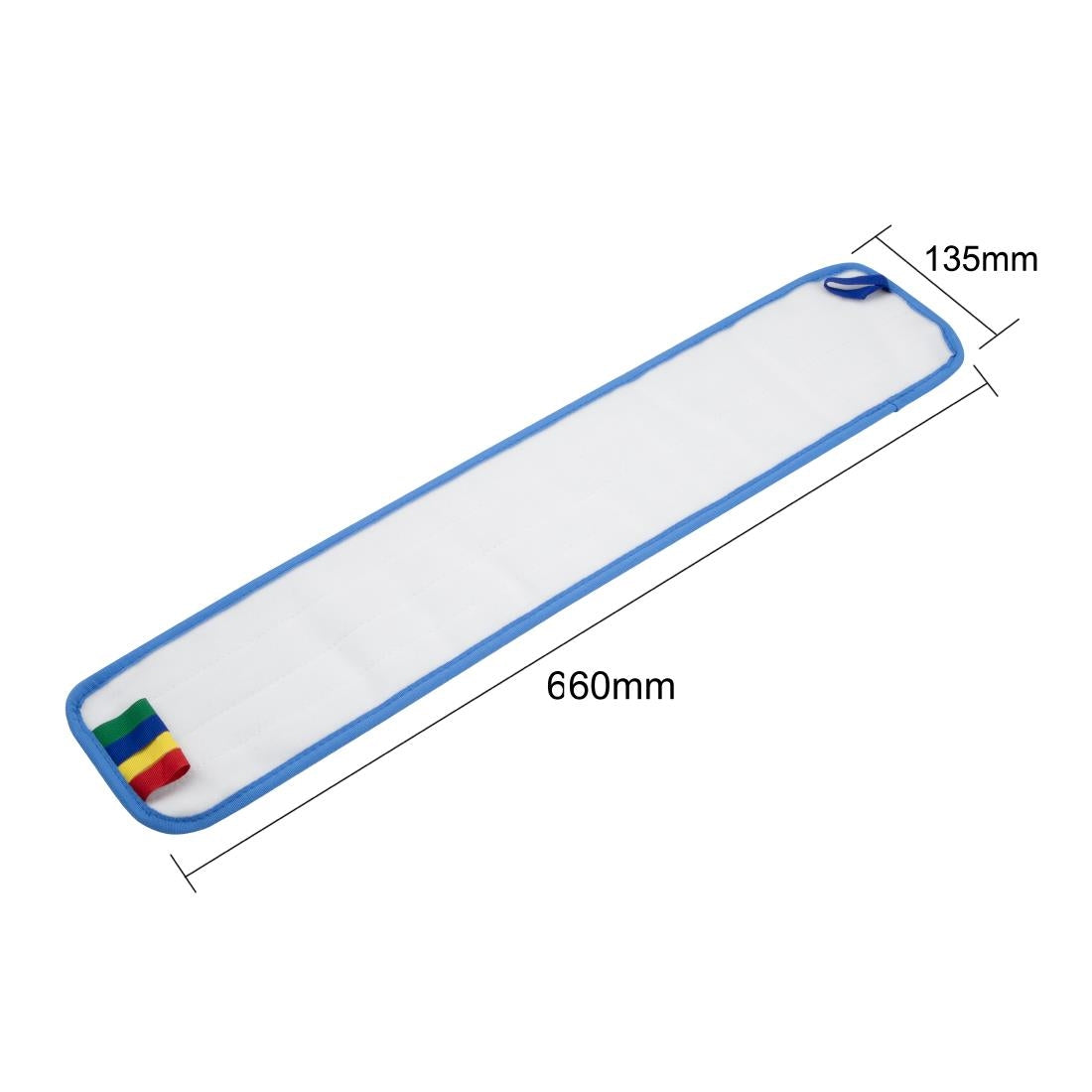 HX238 - Jantex 600mm Flat Mop Head Micro Fibre Pad