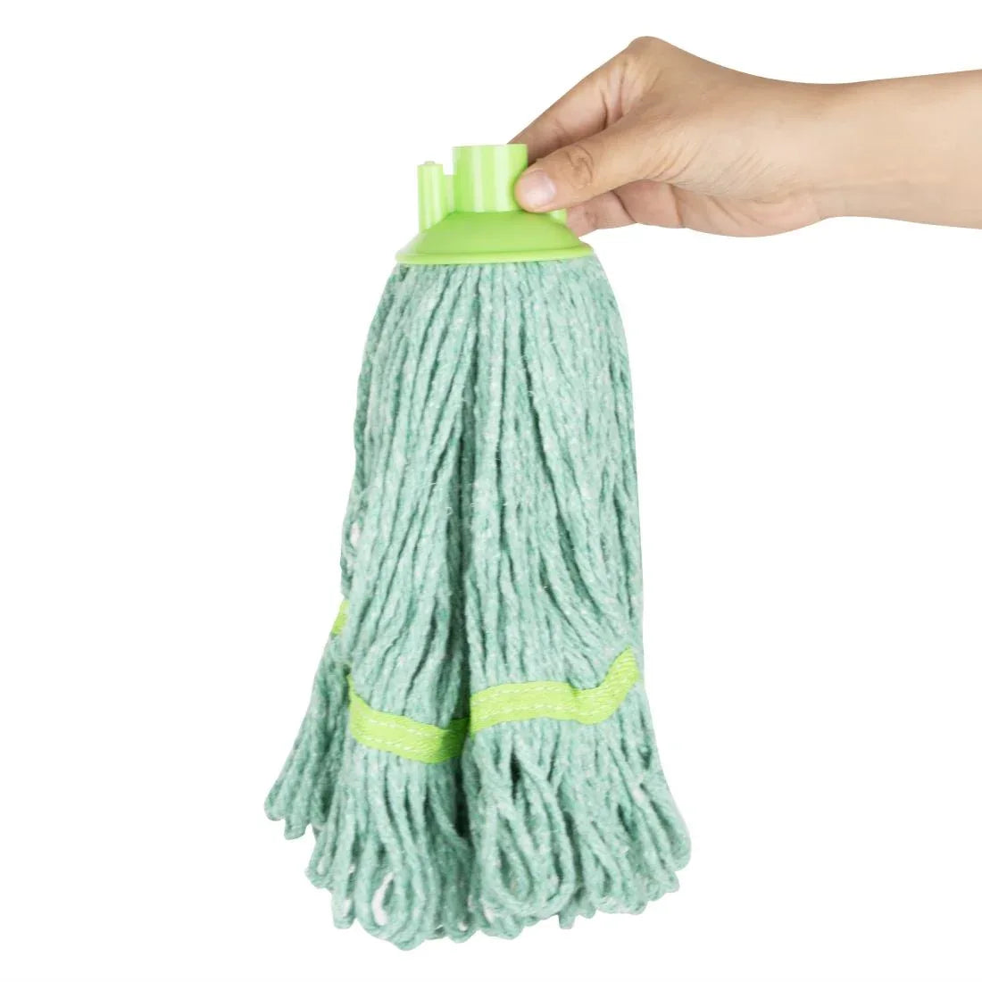 HX246 - Jantex Deck Mop Head Green Stripe 200g