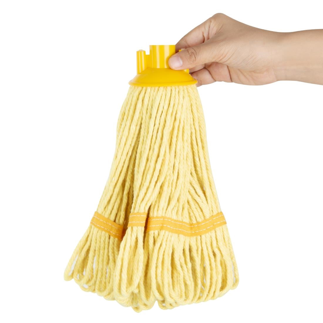 HX247 - Jantex Deck Mop Head Yellow Stripe 200g