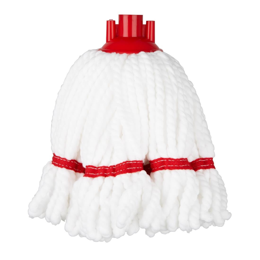 HX249 - Jantex Microfibre Mop Head Red Stripe 150g