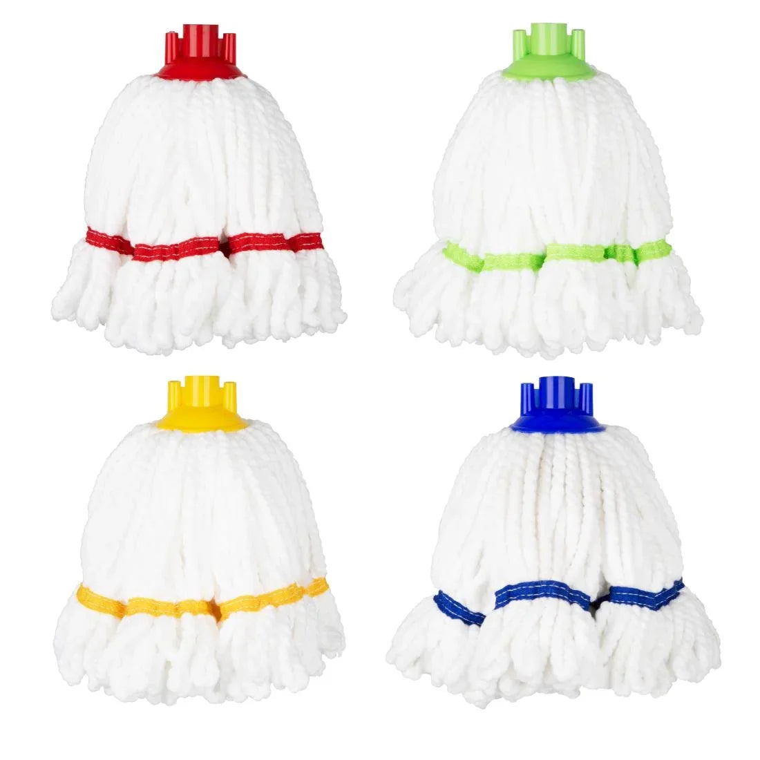 HX251 - Jantex Microfibre Mop Head Green Stripe 150g