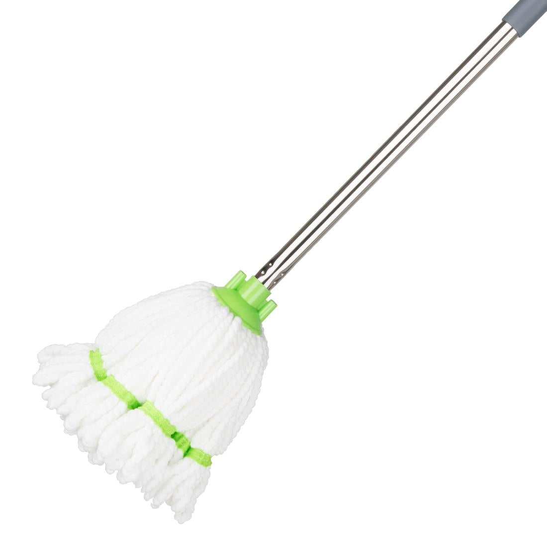 HX251 - Jantex Microfibre Mop Head Green Stripe 150g