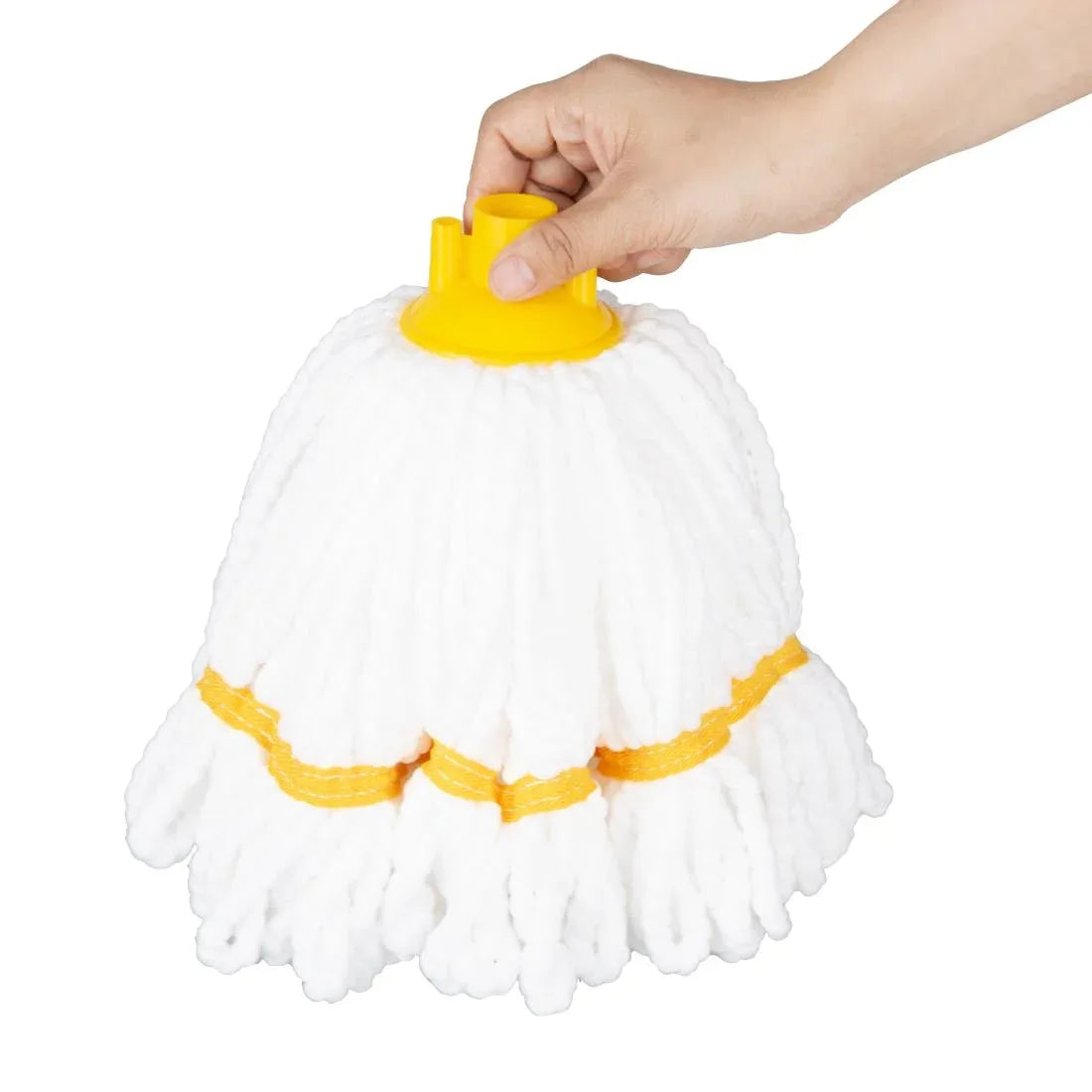 HX252 - Jantex Microfibre Mop Head Yellow Stripe 150g