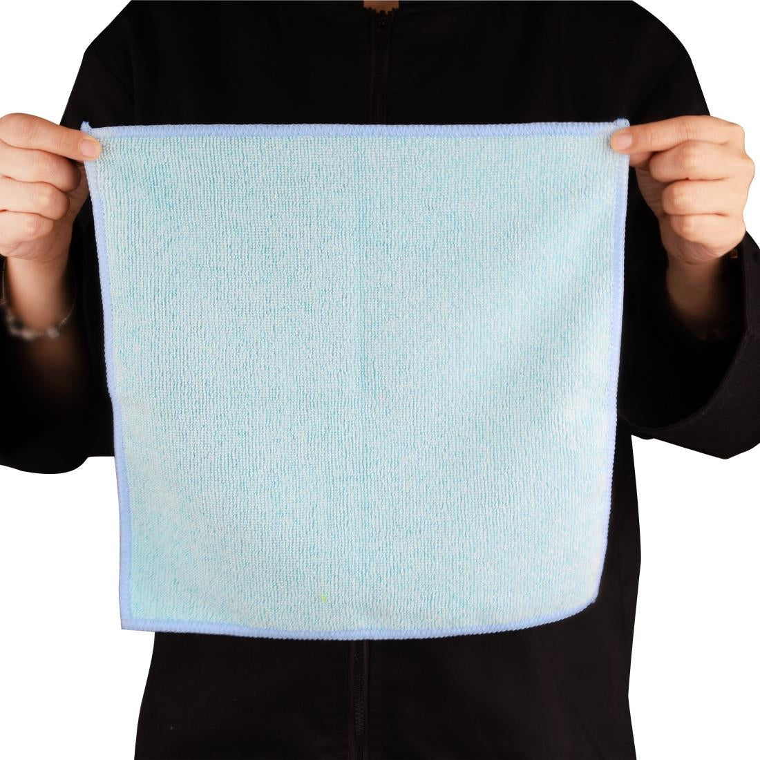 HX269 - Jantex Microfibre Cloths Blue 400x400mm (Pack 5)