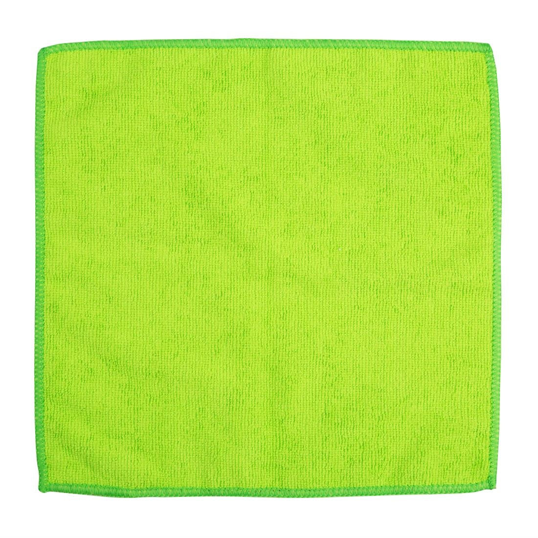 HX270 - Jantex Microfibre Cloths Green (5 Pack)