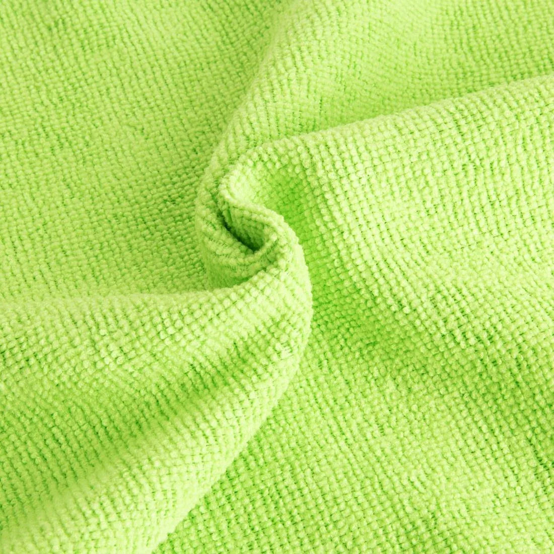 HX270 - Jantex Microfibre Cloths Green (5 Pack)