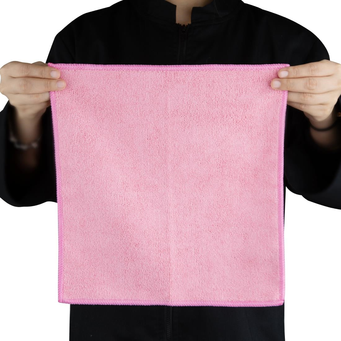 HX271 - Jantex Microfibre Cloths Pink (5 Pack)