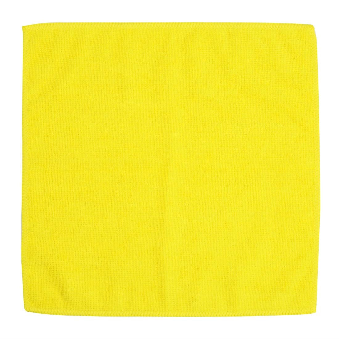HX272 - Jantex Microfibre Cloths Yellow (5 pack)