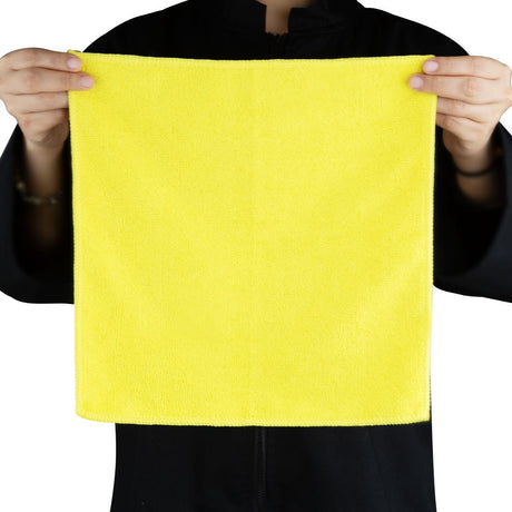 HX272 - Jantex Microfibre Cloths Yellow (5 pack)