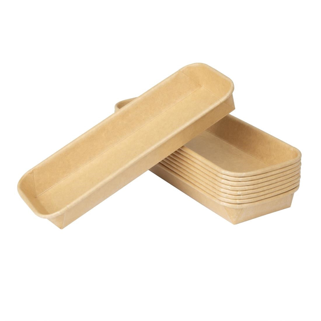 HX287 - Fiesta Recyclable No. 2 Sushi Tray Bases 220x90mm (Pack of 300)