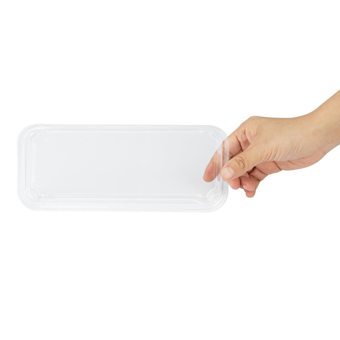 HX292 - Fiesta Recyclable PET Lids for No. 2 Sushi Trays (Pack of 300)