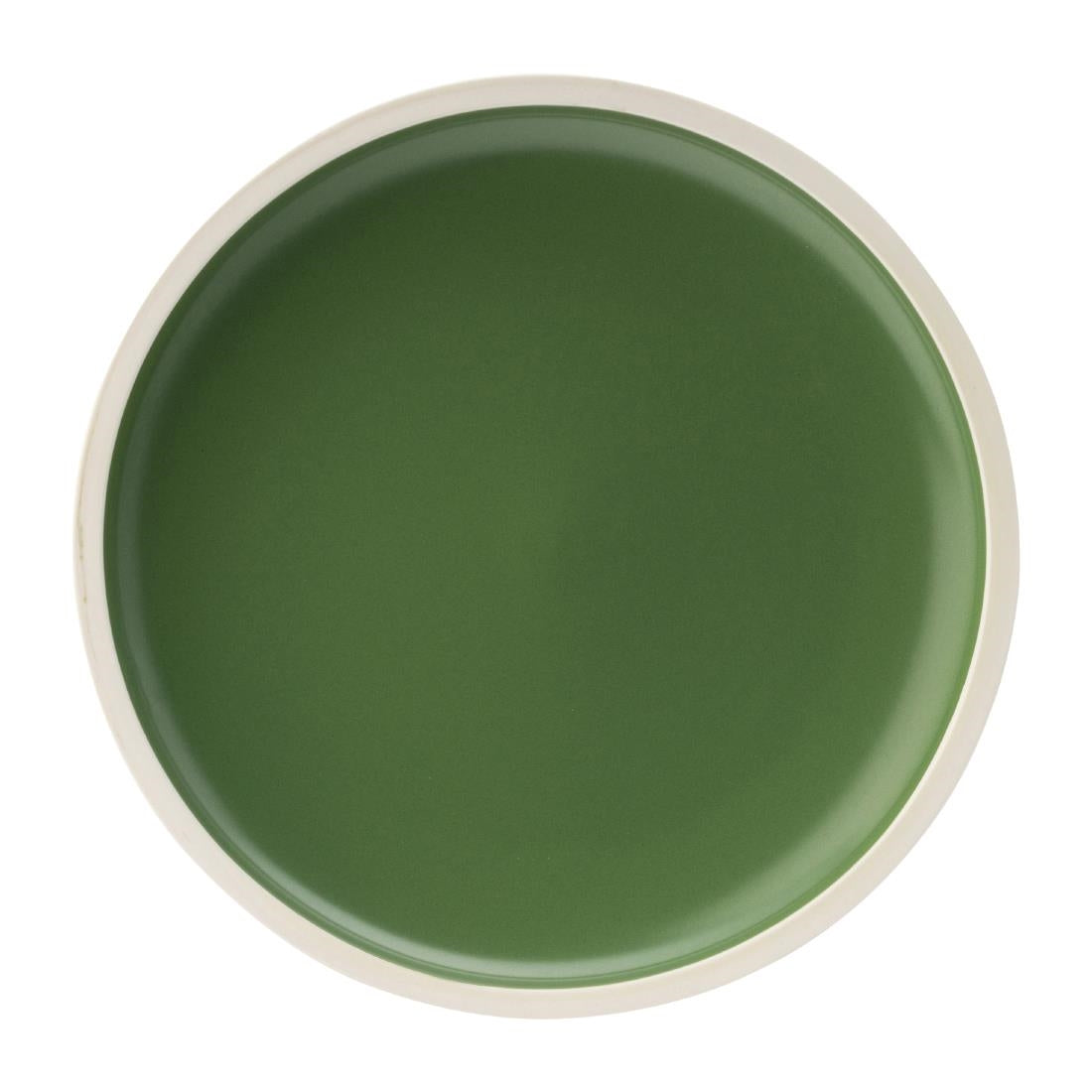 HX329 Utopia Forma Plates Forest Green 210mm (Pack of 6)