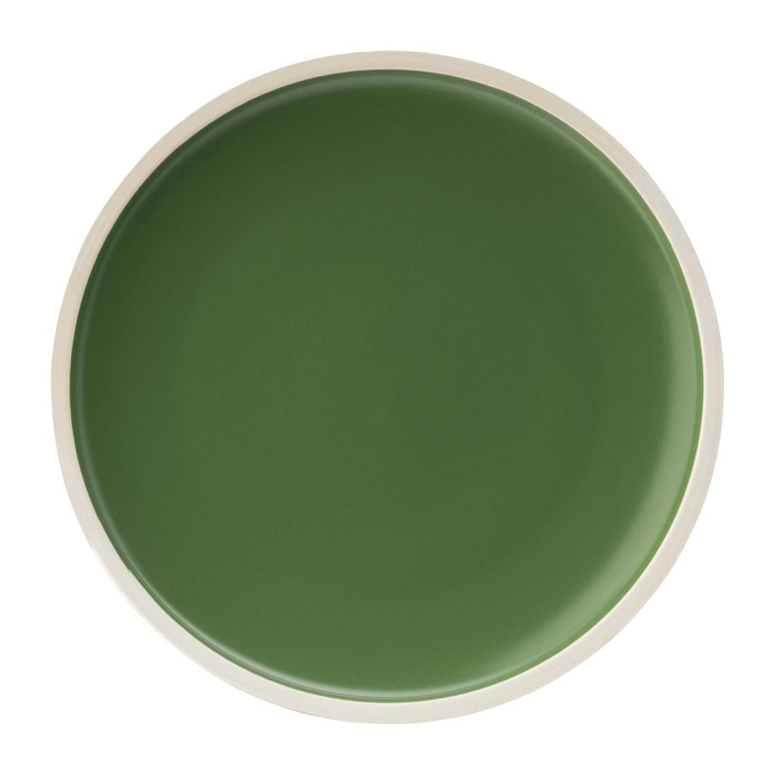 HX331 Utopia Forma Plates Forest Green 265mm (Pack of 6)