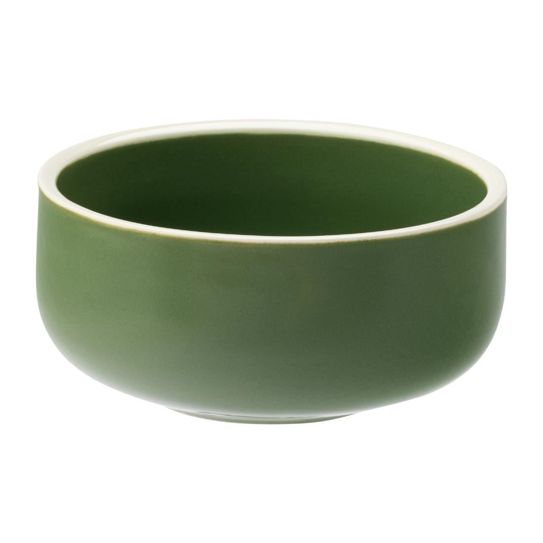 HX335 Utopia Forma Bowls Forest Green 120mm (Pack of 6)