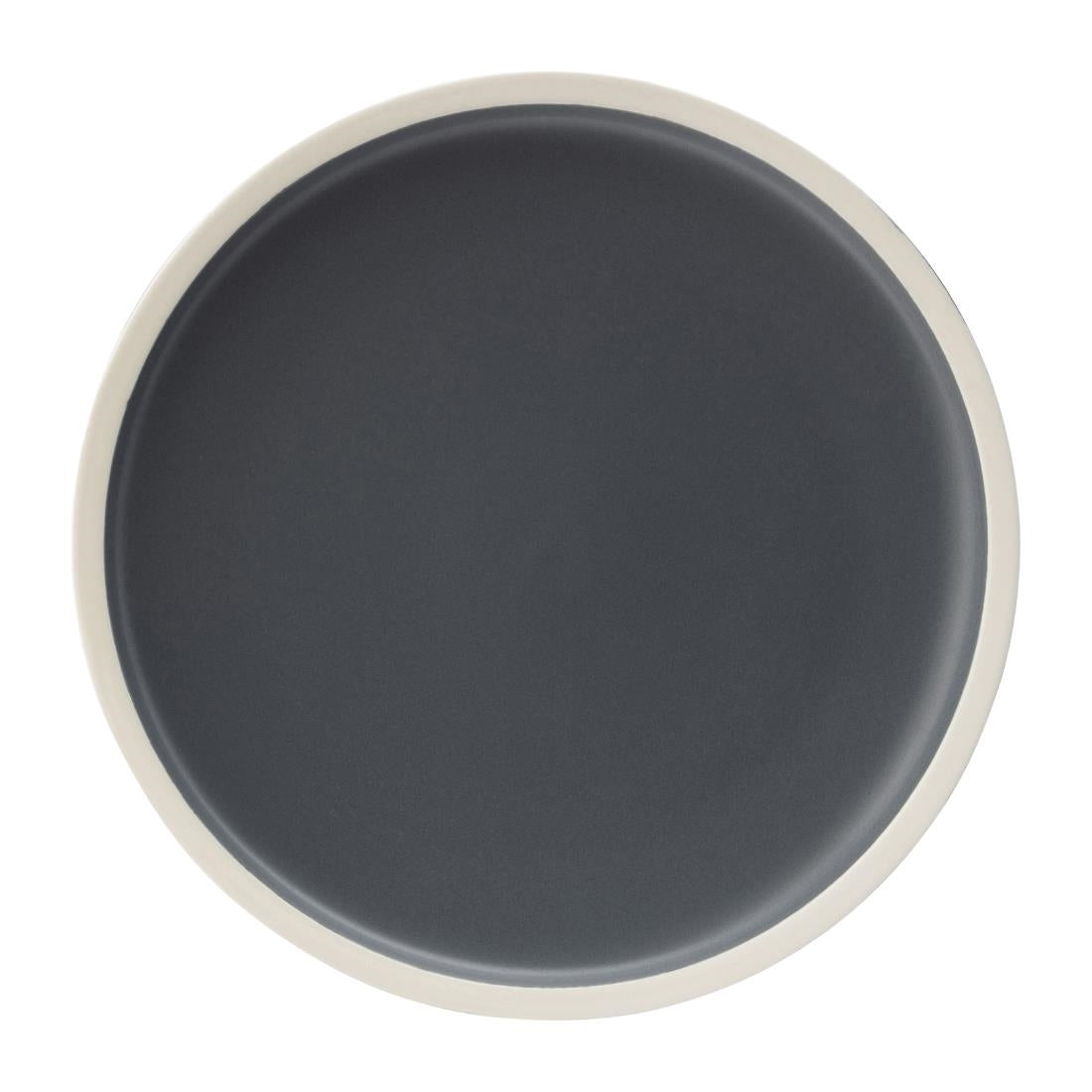 HX340 Utopia Forma Plates Charcoal 240mm (Pack of 6)