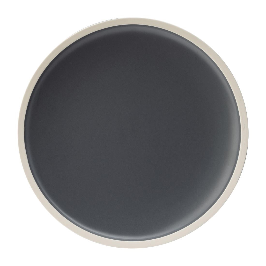 HX341 Utopia Forma Plates Charcoal 265mm (Pack of 6)