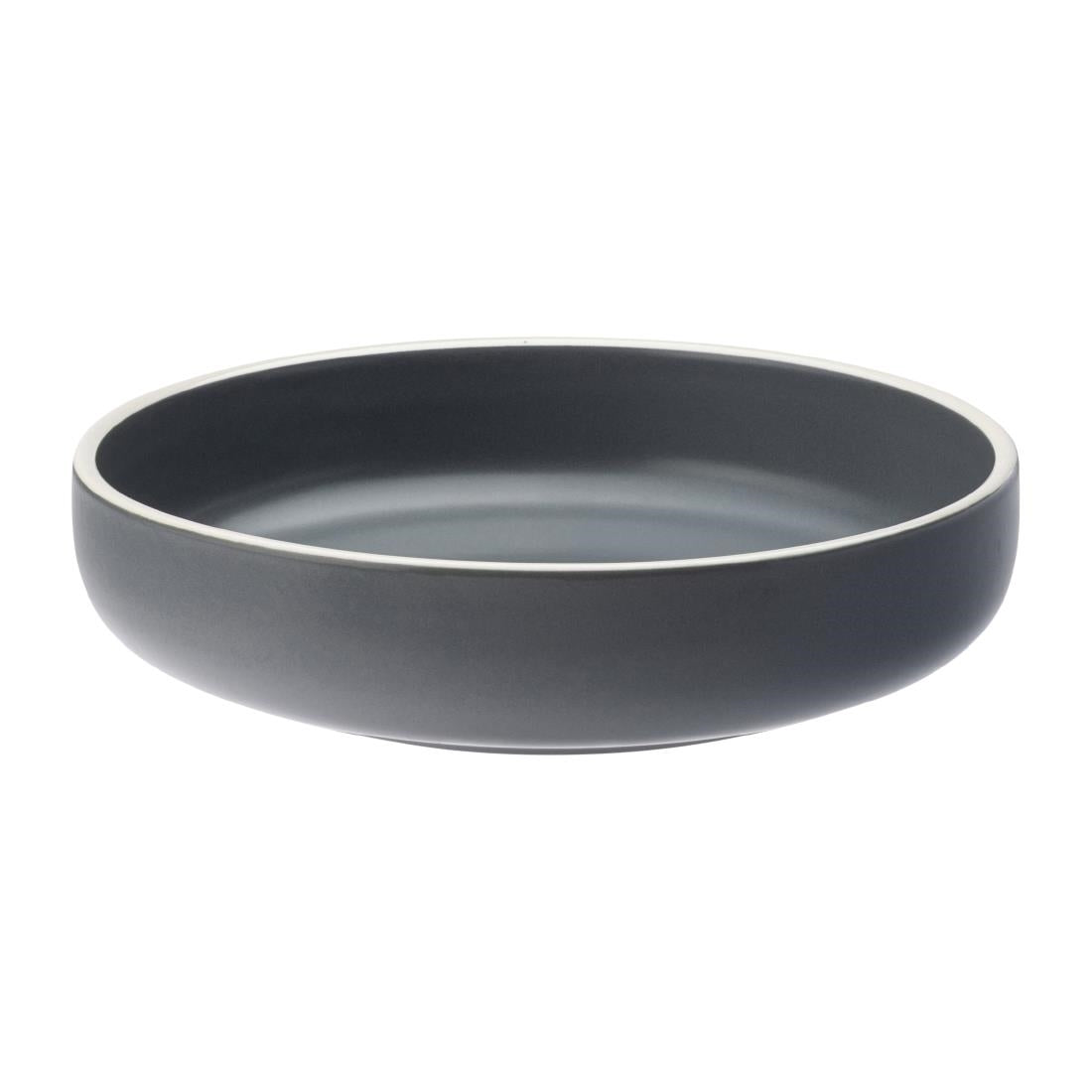 HX343 Utopia Forma Bowls Charcoal 175mm (Pack of 6)