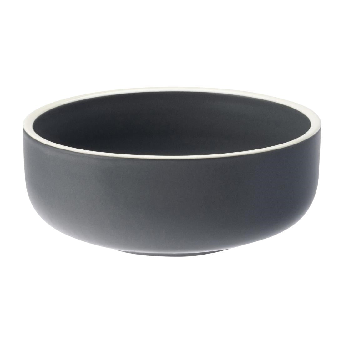 HX344 Utopia Forma Bowls Charcoal 145mm (Pack of 6)
