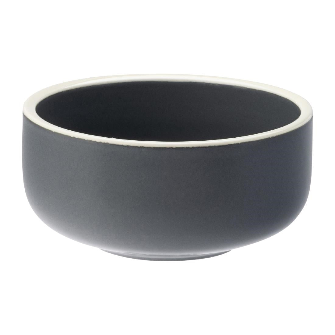 HX345 Utopia Forma Bowls Charcoal 120mm (Pack of 12)