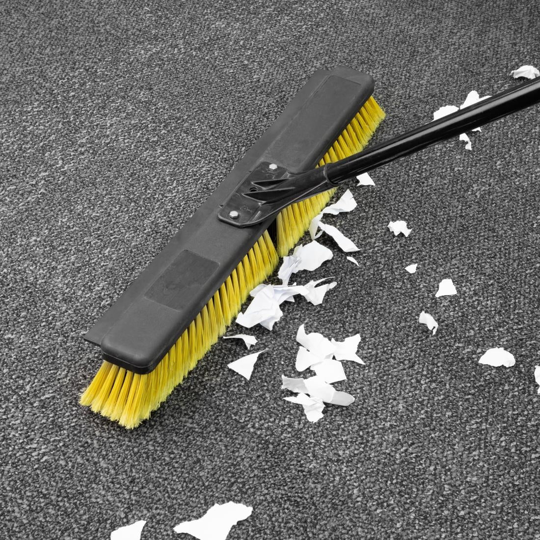 HX383 - Jantex Heavy Duty Broom & Handle Set with Squeegee 24"