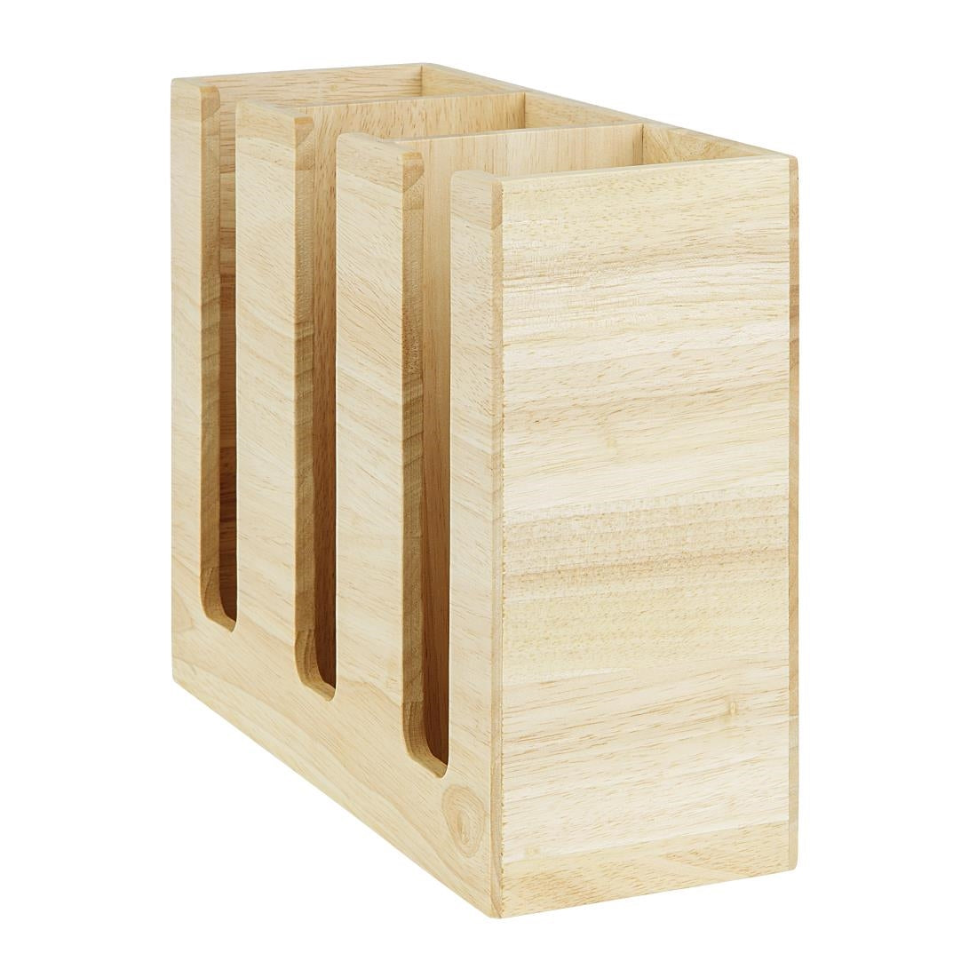 HX394 - Olympia Cup Organiser Hevea Wood 340x120x240mm