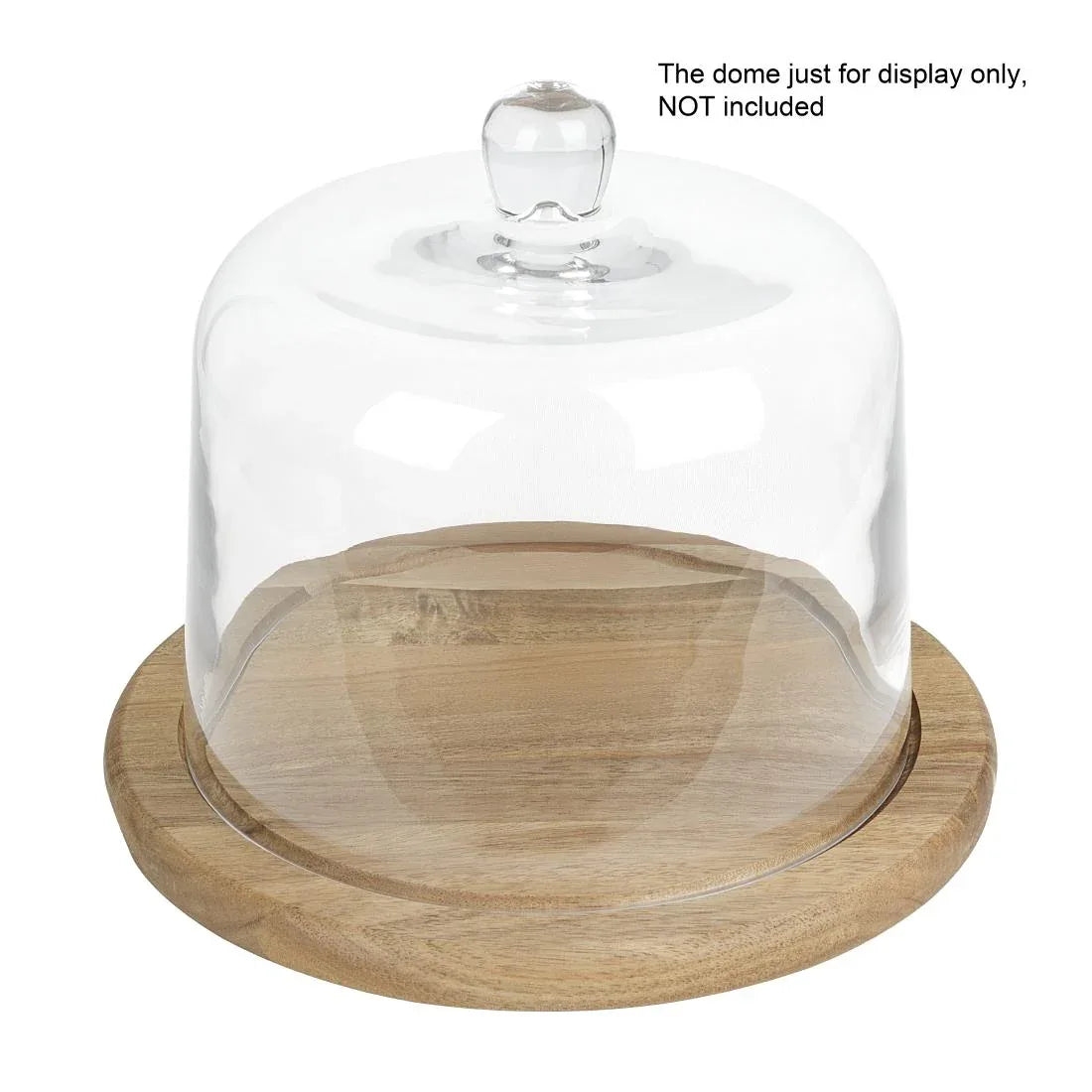 HX397 - Olympia Round Acacia Wood Board for 200mm Dome