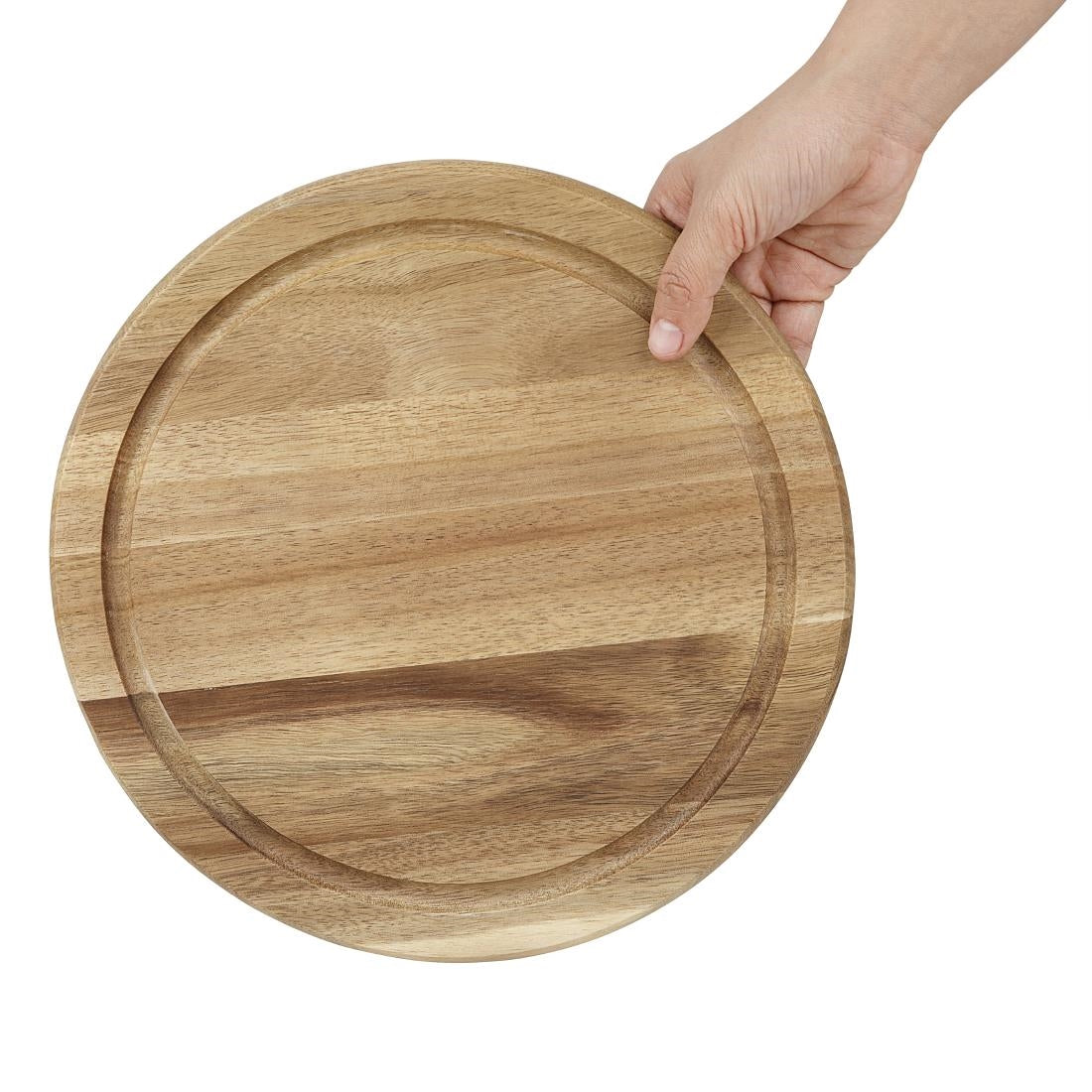 HX398 - Olympia Round Acacia Wood Board for 240mm Dome