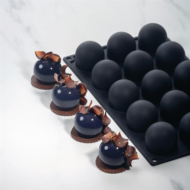 HX513 Pavoni Sphere 40ml Time Bachour Mould 300x175mm