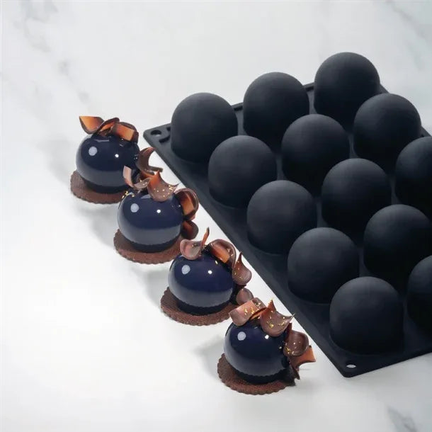 HX513 Pavoni Sphere 40ml Time Bachour Mould 300x175mm