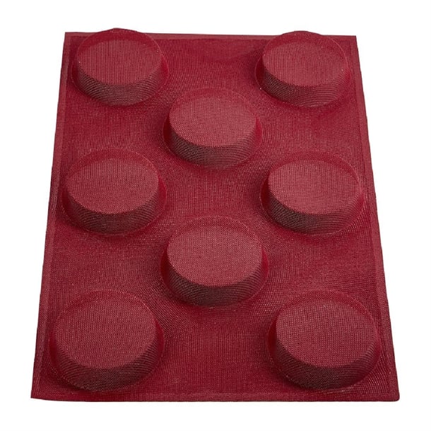 HX538 Pavoni Baking Mat 8 Round 600x400mm