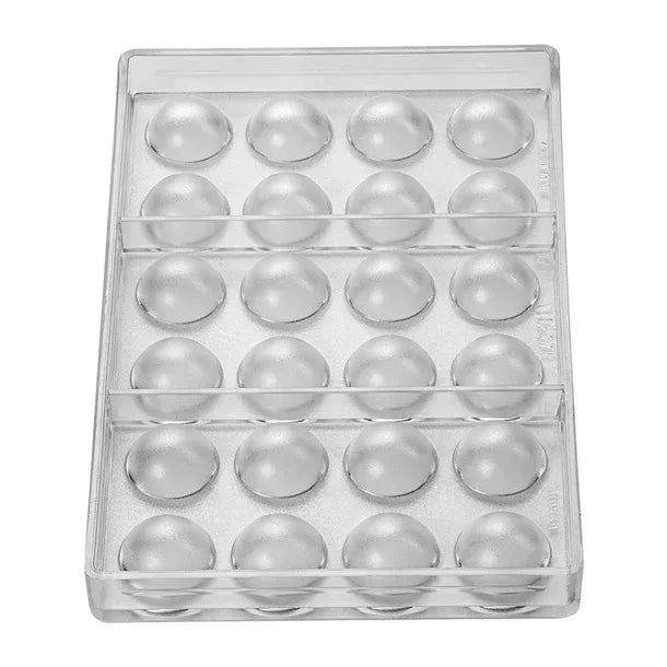 HX542 Pavoni 30x15mm Hemisphere Mould 275x175mm