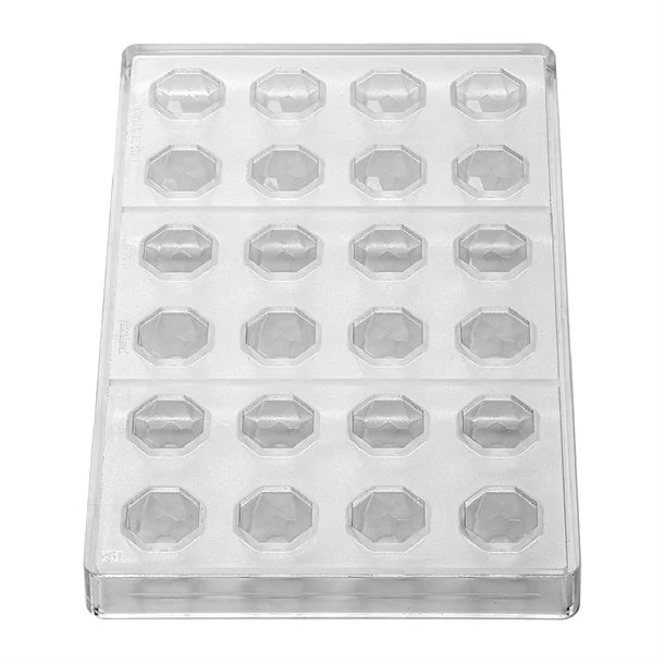 HX545 Pavoni Traditional 25x14mm Diamond Praline Mould 275x175mm